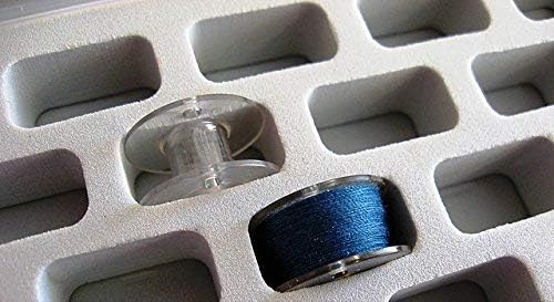 Dual pack of transparent craft storage boxes arranged together