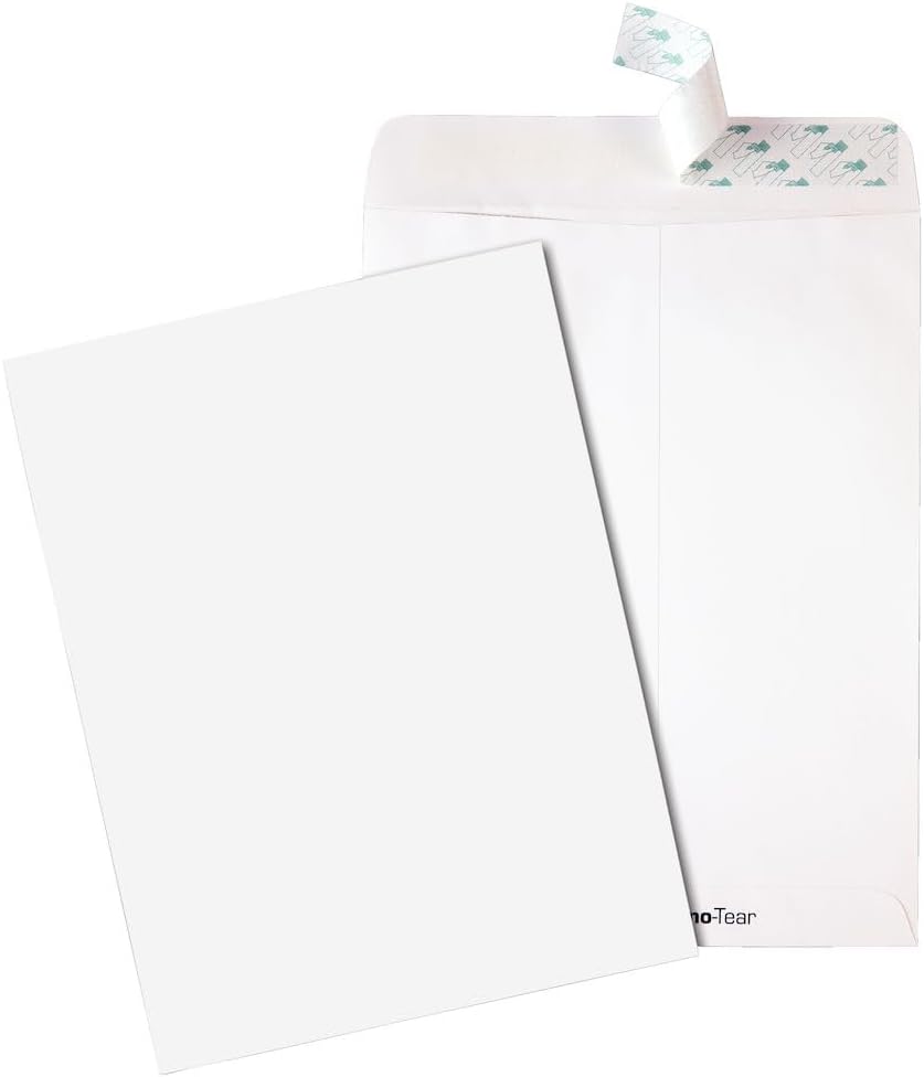 Quality Park business envelope showing paper exterior surface