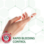 Curad BloodStop 10 count sterile individual packaging layout