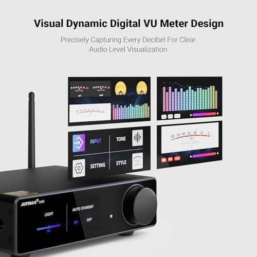 AIYIMA A80 premium audiophile home audio component with remote control