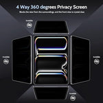 Magnetic attachment feature of Peslv privacy screen on iPad