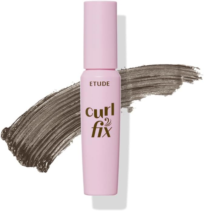 ETUDE Curl Fix Mascara Mini Brown front view packaging