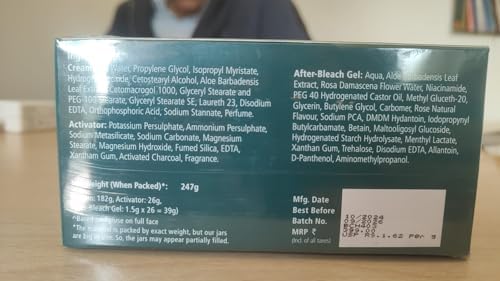 Jolen New York Creme Bleach with Charcoal and Aloe Vera, 247gm - Image 4