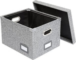 Pendaflex file storage box showing interior hanging file frame with letter and legal rails