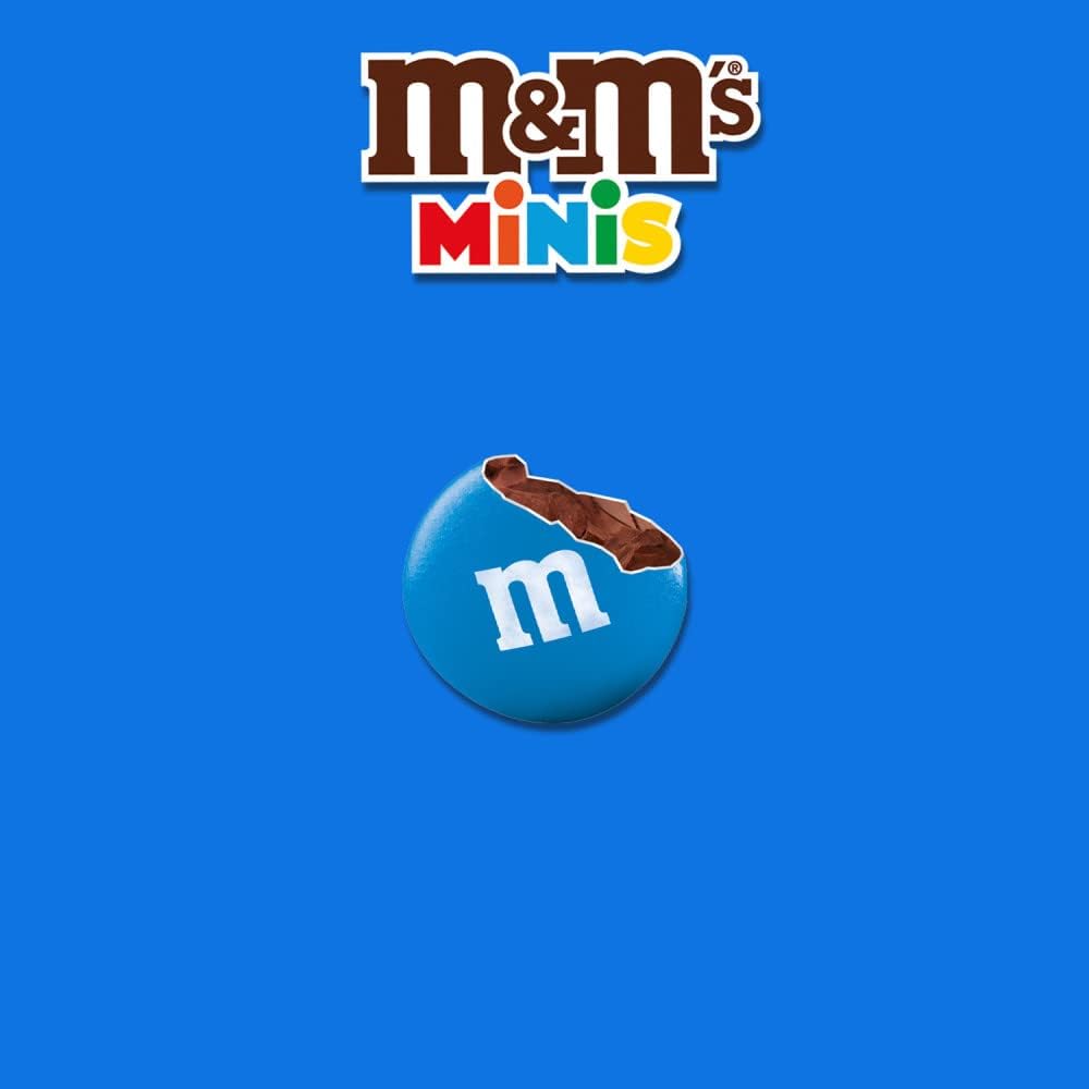 Authentic USA imported M&M'S Minis chocolate candy labels