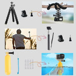YHTSPORT portable mini tripod and handheld selfie stick extension pole accessory.