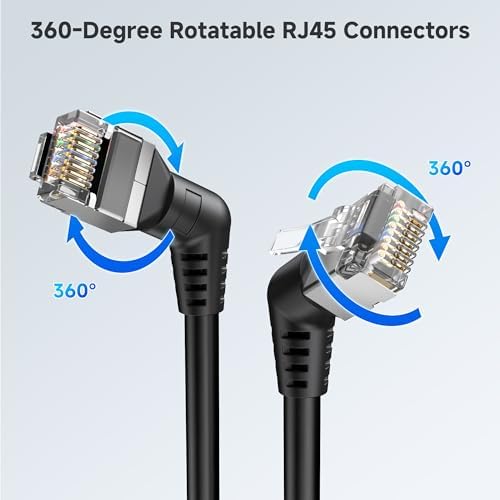 Cable Matters Ethernet cable showing Ultra Flex PVC jacket flexibility