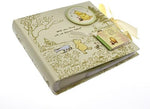 Inside cover illustration showing the colorful Hundred Acre Wood map on the Disney album.