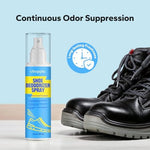 Choppie multi-purpose deodorizer spray used on a gym bag and sports equipment.
