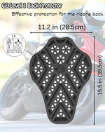 Yebczkl impact absorbing elbow pads for dirt bike jackets