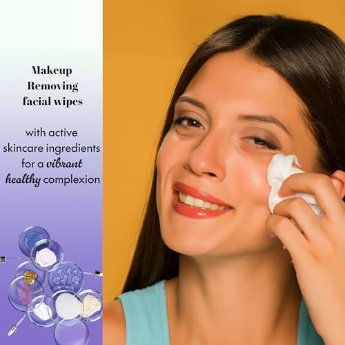 4-Pack Makeup Removing Facial Wipes - Image 3