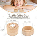 Top view of Oiiyee Tooth Fairy kit components displayed neatly.