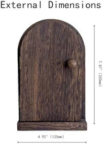Side profile of wooden outlet cover showing depth and installation fit