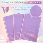Three pack of FunnyPars rectangular disposable table covers for parties