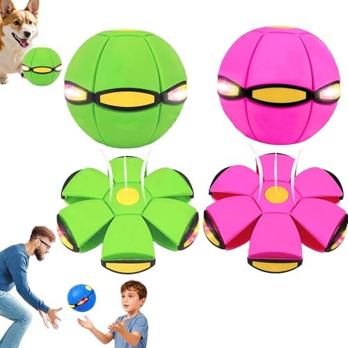 Generic magic ball transforming into flying saucer