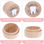 Side profile of Aolso baby teeth storage box for lost teeth.