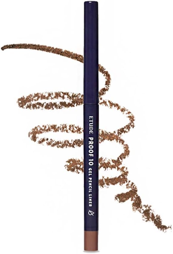 ETUDE Proof 10 Gel Pencil Liner, Eyeliner with Wearable Shades, Sharpenable Tip, Creamy Gel Texture, Waterproof & Sebum-Proof Precision Liner, Korean Makeup, Beauty, Black (0.011 Ounce) - Image 11