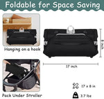 Infant Car Seat Travel Bag Backpack for Airplane, Fits Doona Car Seat Stroller and Base, Padded Carseat Cover for Air Travel, Nuna Pipa Car Seat Travel Bag with Wheels - Image 8