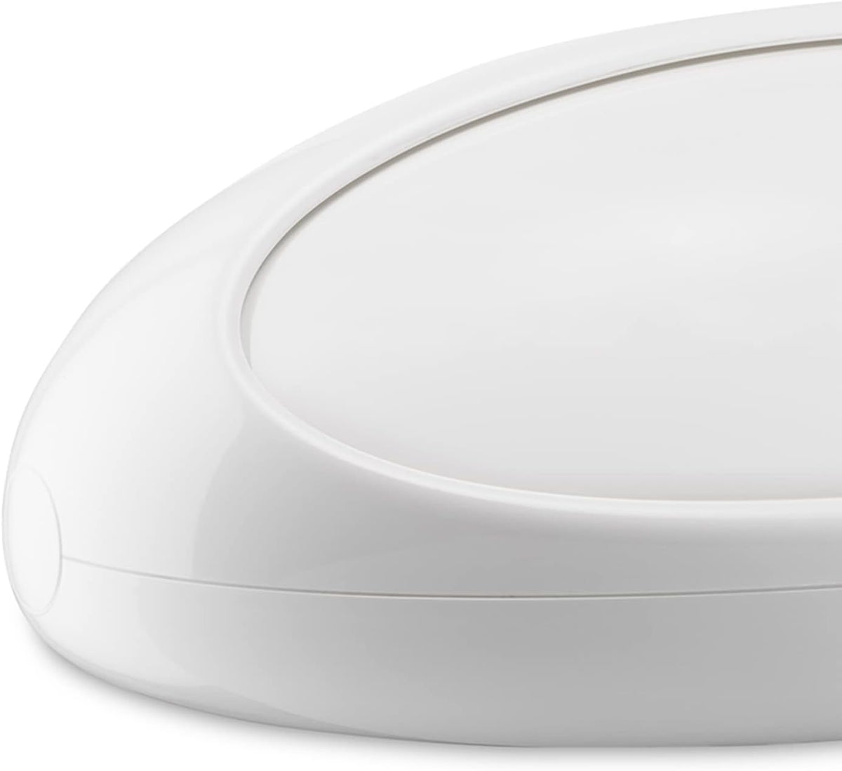 Alessi thermoplastic resin bread box open lid view