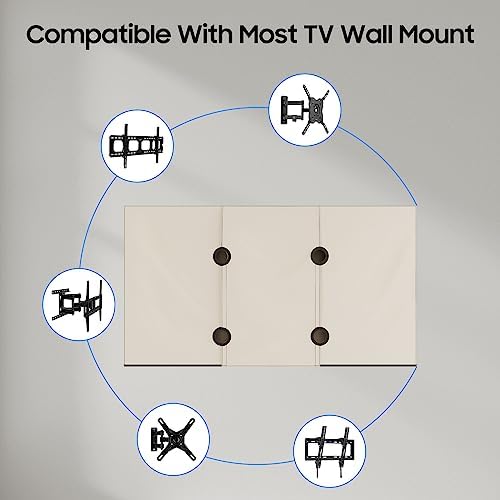 Sylvox TV cover installed on wall mounted television