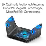 Nighthawk RAXE300 matte black router side profile displaying sleek aerodynamic design elements