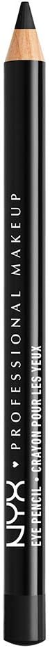 Nyx Professional Makeup Slim Eye Pencil Black front view eyeliner