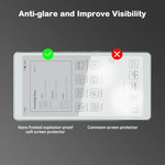 Viwoods AiPaper Reader with matte screen protector applied
