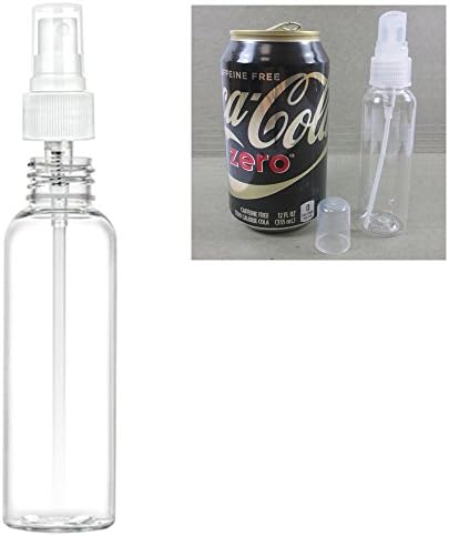 Clear Plastic Bottle Atomizer 48 Pcs Empty 2oz Pet Bottle Atomizer for Travel Mist Perfume - Image 7