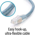 C2G RJ11 cable molded strain relief view