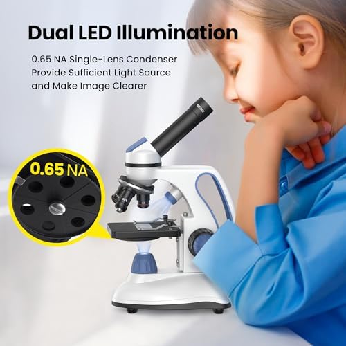 By Us FD10 microscope in protective hard carrying case
