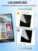 Kindle Colorsoft displaying vibrant book covers with glass protector