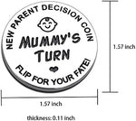 Vichona stainless steel baby decision coin for new parents