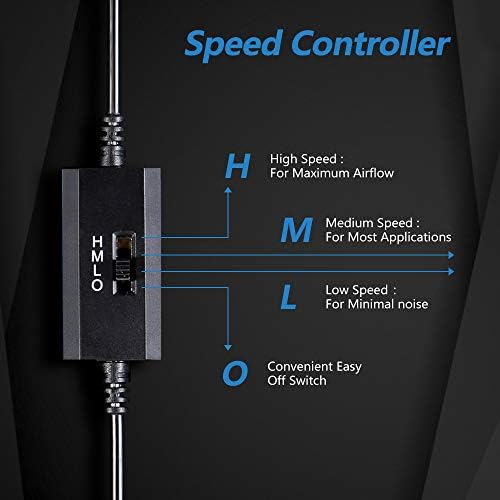 SCCCF USB fan showing the dual ball bearing motor construction for long lasting performance