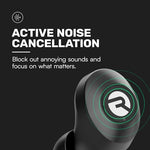 Raycon wireless earbuds showing included silicone gel tips