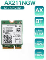 Top view of Weeliao Intel WiFi 6E card