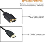 Close up view of the durable gold plated video adapter interface pins and hardware
