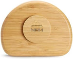 Close up of Munchkin bamboo plate silicone suction base