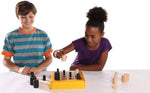 Award winning family board game set packaging