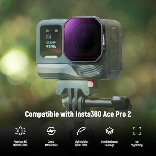 Neewer ND and polarizer lens filters for action camera