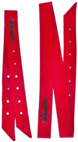 Showman premium nylon tie strap and off billet set for western saddles