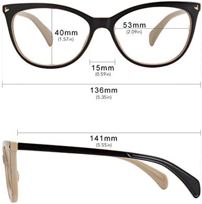 Close up of Meetsun non-prescription clear lenses
