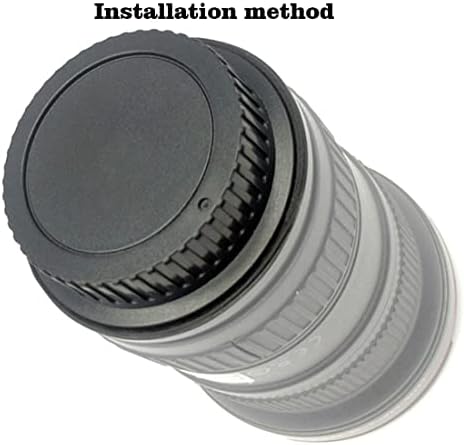 Rear camera lens cap replacements set of four individual pieces for DSLR photography maintenance