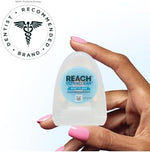 Authentic USA imported Reach dental floss for plaque removal and gum health.