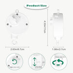 LIUDHPSP baby mobile hanger with mechanical wind up music box attachment detail view