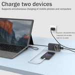 INEXEWOC Surface Pro charger displaying the technical specification label and worldwide input details