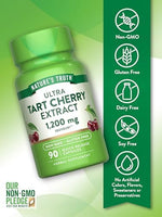Side view of Nature's Truth Tart Cherry Extract capsule bottle