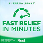 Fleet Laxative Saline Extra Enema showing the 70 percent more volume feature