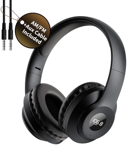 Kamapulo X5 radio headset with LED display view