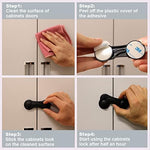KongNai cabinet lock installed on a kitchen cupboard