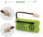 Side profile of the dual AAA cell rechargeable power pack for home landlines.